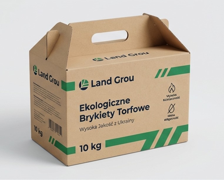 Торфобрикети в коробці 10 кг